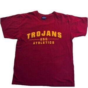 Vintage Collegiate Men's USC Trojans US Athletics T-Shirt Southern CA Large